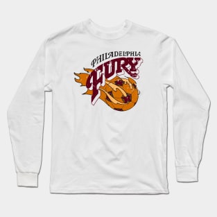 1978 Philadelphia Fury Defunct Vintage Soccer Long Sleeve T-Shirt
